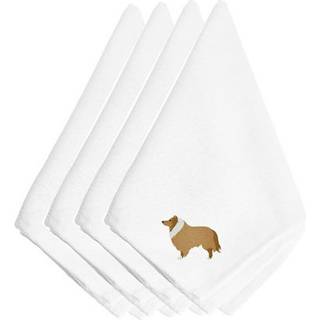 """"Carolines Treasures BB3416NPKE Collie broderede servietter (s?t med 4) 20"""""""" Multicolor""""