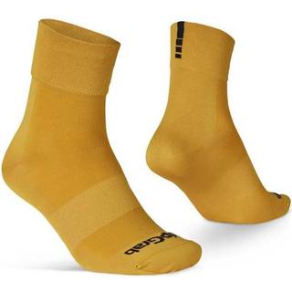 GripGrab Lightweight Regular Cut sommerstrømper mustard gul - Størrelse Medium