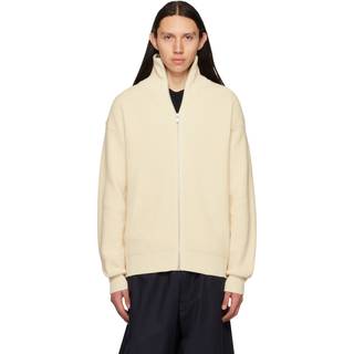Jil Sander Zip-up cotton jacket - beige - EU 48