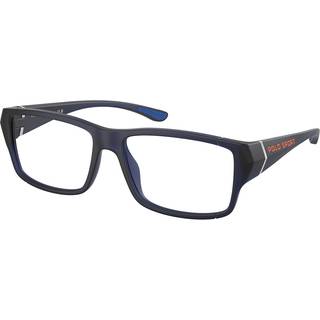 Polo Ralph Lauren PH2275U 5903 55 Briller Mænd Blue - Matte Transparent Blue - 55mm