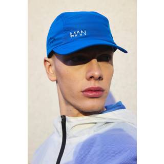 Mens Blue Man Active Perforated Reflective Cap