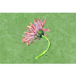 """" Caroline's Treasures 8853PLMT Gerber Daisy Pink Fabric Placemat Multicolor """"