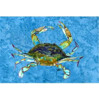 """" Caroline's Treasures 8656PLMT Crab Fabric Placemat Multicolor """"
