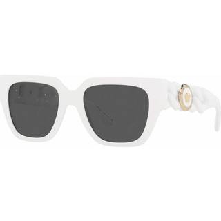Versace Kvinde VE4409 314/87 Solbriller Acetat Hvid Grå Firkantet Normal