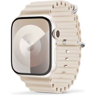 Apple Watch (42/44/SE/45/46/49mm) Epico Ocean Silikone Urrem - Cremehvid