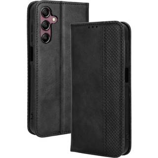 Wallet Stand Flip-telefonetui til Samsung Galaxy A15 5G - Sort