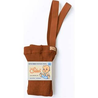 Silly Silas GOTS Fodsløse strømpebukserer Cinnamon 2-3 Y  Brun  2-3 år  Unisex