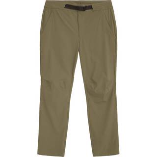 Knowledge Cotton Apparel Men's Tim Tapered Elastic Waist String Pants Burned Olive, M