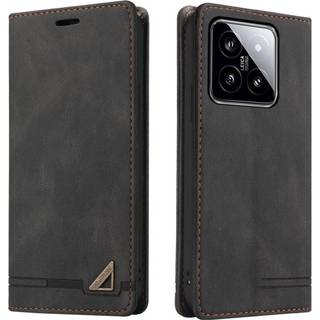 SKALO Xiaomi 14 5G GQ.UTROBE Pungetui i PU-læder - Sort