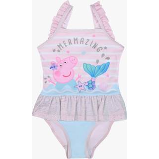 Brand Threads Brand Threads Pink Peppa Pig Girls Swimming Costume