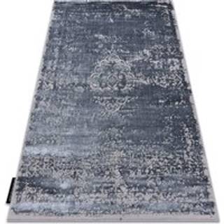 Tæppe DE LUXE moderne 2083 Pynt vintage vasket - Strukturelle grå 180x270 cm