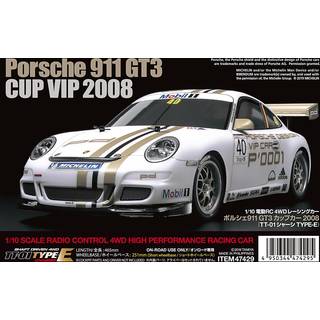Tamiya Porsche 911 GT3 CUP08 TT-01E - Sæt