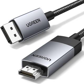 Ugreen DisplayPort til HDMI-kabel, 4K @ 60Hz, 2m - Grå