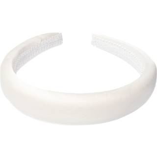 DARK Satin Hair Band Broad Off White
