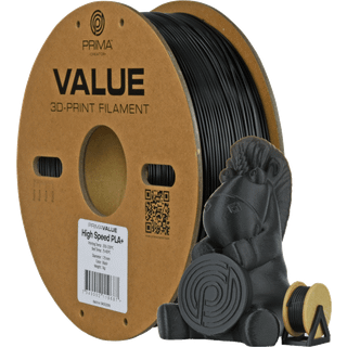 Prima PrimaValue PLA+ High Speed - 1,75mm - 1kg - Sort 7340002119687