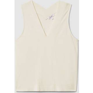 Reiss Reiss Ivory Mira V-Neck Shell Top