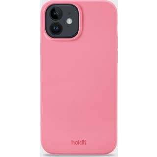 Phone case silicone Rouge Pink iPhone 12 - Lyserød - Add QTY