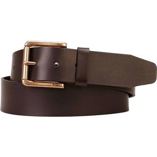 BOSS Black Herren Gürtel braun Glattleder