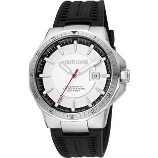 Roberto Cavalli by Franck Muller RV1G182P0011 Classic Sølvfarvet/Gummi Ø44 mm