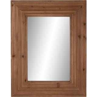 Vægspejl Home ESPRIT Brun Natur Moderne 104 x 9 x 135 cm