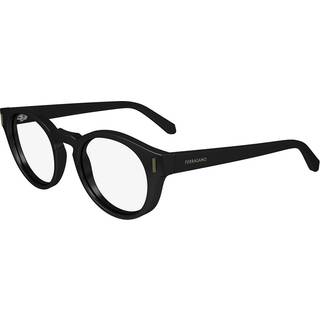 Ferragamo Mand SF2998 001 Optiske stel Acetat Sort Geometrisk Normal Normal