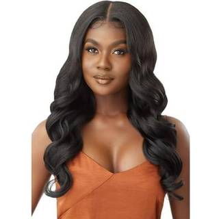 Oute - 5x5 blonder lukning paryk - menneskeligt h?rblanding - Body Curl 24 """" (Drff Red Velvet)