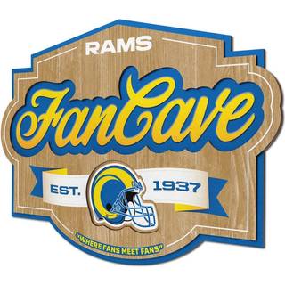 Youthefan NFL Los Angeles Rams Fan Cave Sign
