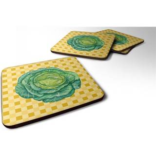 """" Caroline's Treasures -kål på Basketweave Dekorative Coasters 3.5 multicolor """"