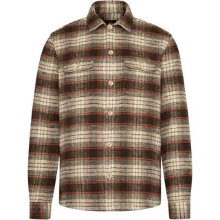 CINQUE Herren Overshirt beige kariert