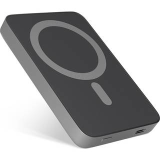 Epico Resolve Mag+ 20W Magnetisk Powerbank PD 5.000 mAh m. USB-C - MagSafe Kompatibel - Space Grey