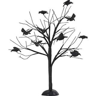 Afdeling 56 Halloween -tilbeh?r til landsbysamlinger Mord p? Crows Tree Figurine 10.04 tommer sort