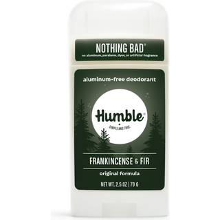 Ydmyge mærker original formel aluminiumfri deodorant. Lang varig lugtkontrol med bagepulver og essentielle olier Frankincense & granpakke på 1