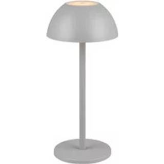 Ricardo LED genopladelig bordlampe, grå, højde 30 cm, plast