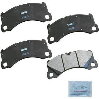 Bendix Priority1 CFM1577 Semi-Metallic Front Brake Pads til Porsche Cayenne 2015-2013 Cayenne 2018-2017 Macan 2018-2016 Macan 2023-2021 Panamera