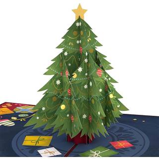 Lovepop Festligt juletr Pop Up-kort 5x7-3D lyknskningskort Pop Up-julekort Julekort til brn 3D-feriekort Vinterkort