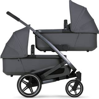 Joolz Geo3 tvillingeklapvogn Stengrå