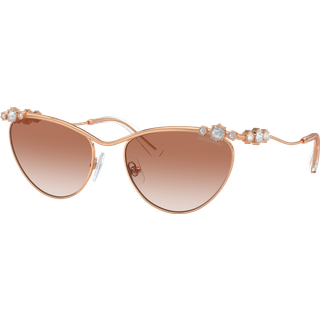 Swarovski Kvinde SK7017 401413 Solbriller Metal Guld Rosa Cat Eye Normal Skygge
