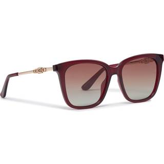 Guess Kvinde GU7886 69F Solbriller Injiceret Bordeaux Brun Firkantet Normal Skygge