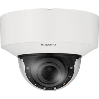 Hanwha Vision Dome Kamera XND-C6083RV 2,8 - 12,0mm Überwachungskamera mit 2 Megapixel Auflösung. professionelle Kamera für außen - weiß