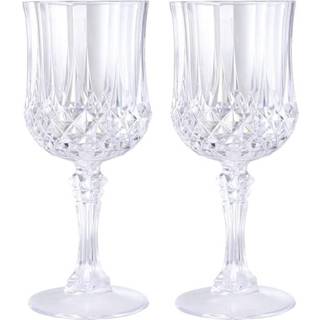 Schou Vinglas 20 cl 2 stk klar plast