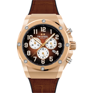 TW Steel ACE132 Herreur ACE Genesis Ur med brun rem