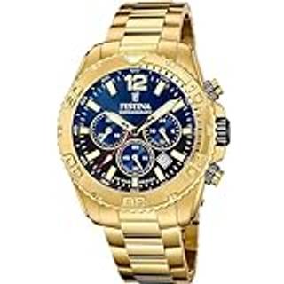 Festina Timeless Chronograph F20684/2 - Herre - 45 mm - Analog - Quartz - Mineralglas