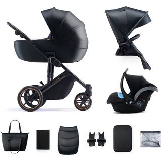 Kinderkraft PRIME 2 3-in-1 Duovogn Travelsystem inkl. Mink Pro, Venezian Black