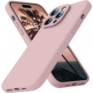 iPhone 14 Pro Gummieret mat Pink Shell Liquid - Pink