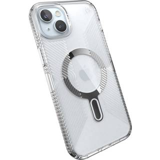 Speck - Presidio Perfect Clear Grip MagSafe ClickLock Clear - iPhone 14 Plus & 15 Plus