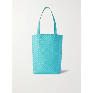 Bottega Veneta - Small Intrecciato Leather Tote Bag - Men - Blue