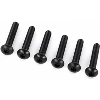 Traxxas - TRX2455 - Screws, 4x24mm button-head machine (hex drive) (6)