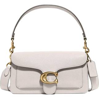 Coach COACH Cream Polished Pebble Leather Tabby 26 Refresh Shoulder Bag