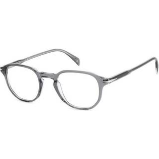 DAVID BECKHAM Mand DB 1140 TX7 Optiske stel Acetat Grå Geometrisk