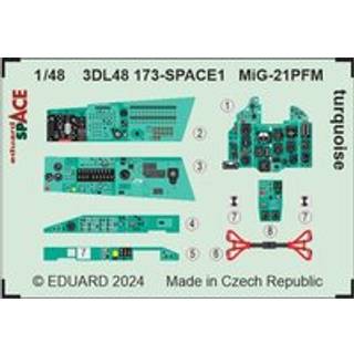 MiG-21PFM turquoise SPACE 1/48 EDUARD